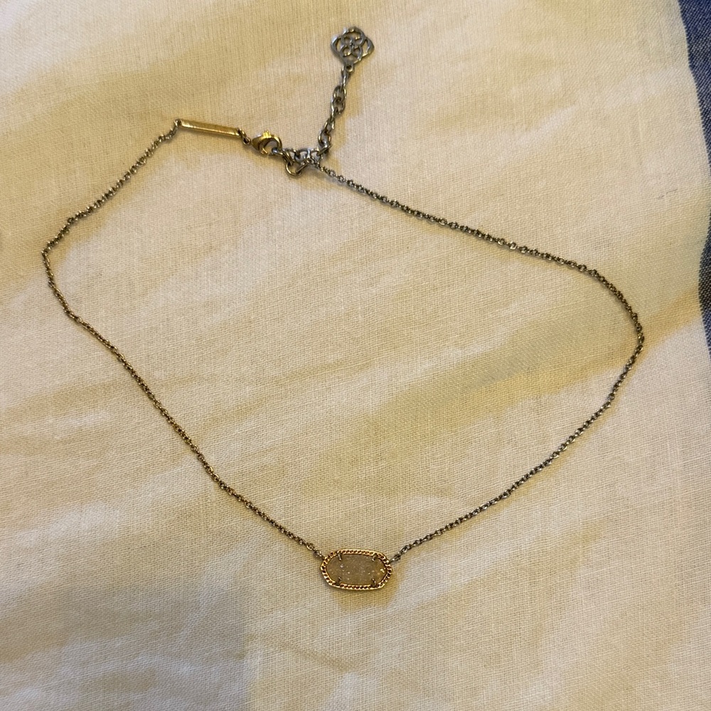 Kendra Scott Elegant Rose Gold Chain Necklace